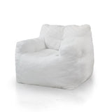 Grondin Giant Bean Bag Chairs for Adults and Teens, Sherpa Upholstery Lazy Sofa with Density Cotton Filling Modern Comfy Chair