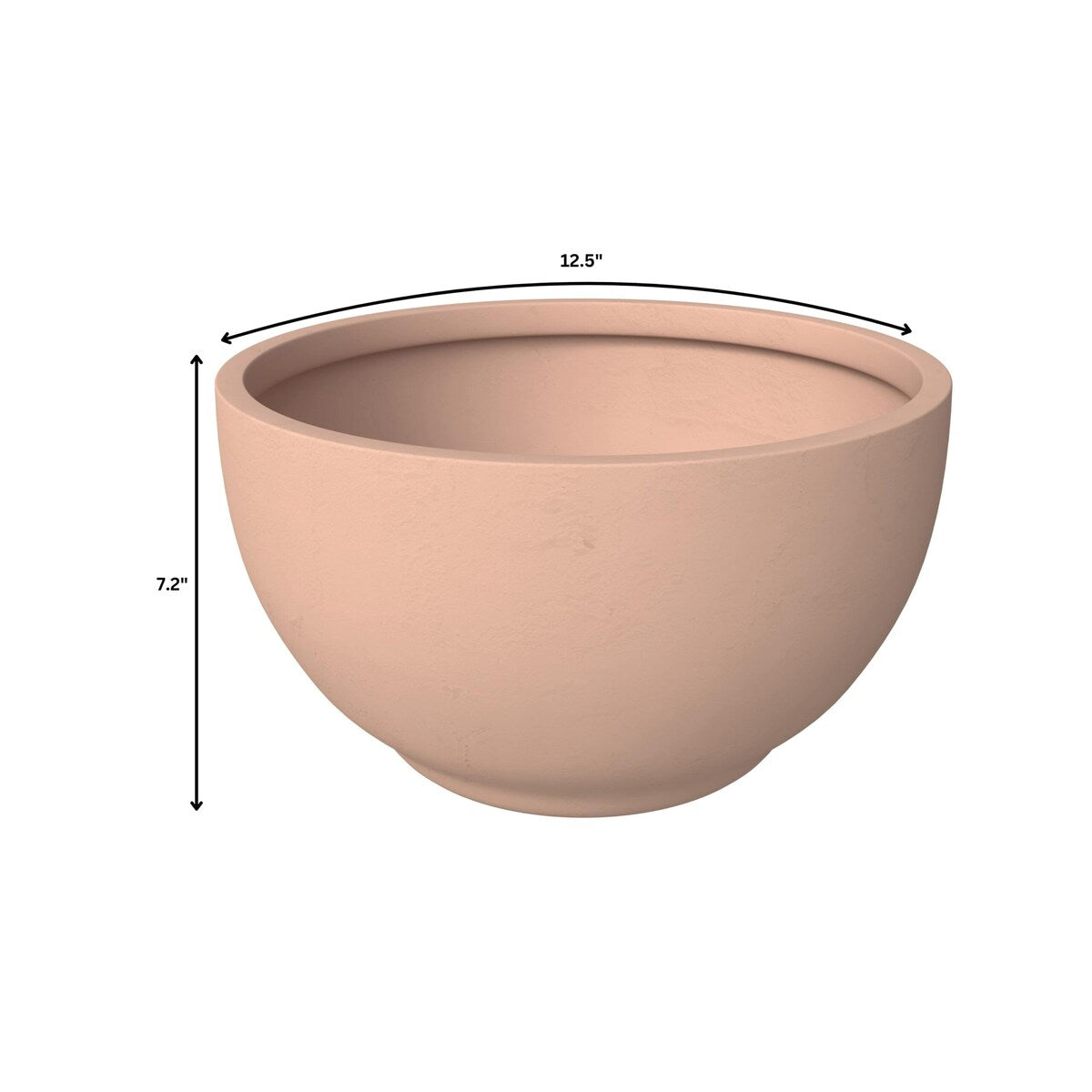 LeisureMod Grove 3-Piece Round Planter Set in Fiberstone and MgO Clay with Drainage, Indoor Outdoor Home Office Yard Patio Decor
