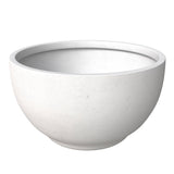 LeisureMod Grove 3-Piece Round Planter Set in Fiberstone and MgO Clay with Drainage, Indoor Outdoor Home Office Yard Patio Decor