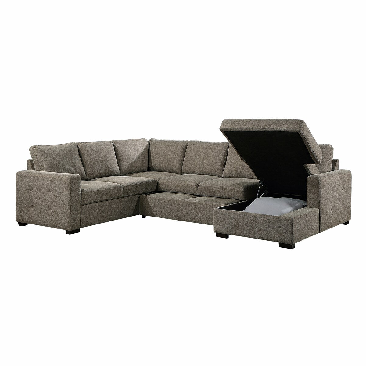 Groveton Sectional Sofa with Pull-Out Bed and Right Chaise