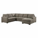 Groveton Sectional Sofa with Pull-Out Bed and Right Chaise