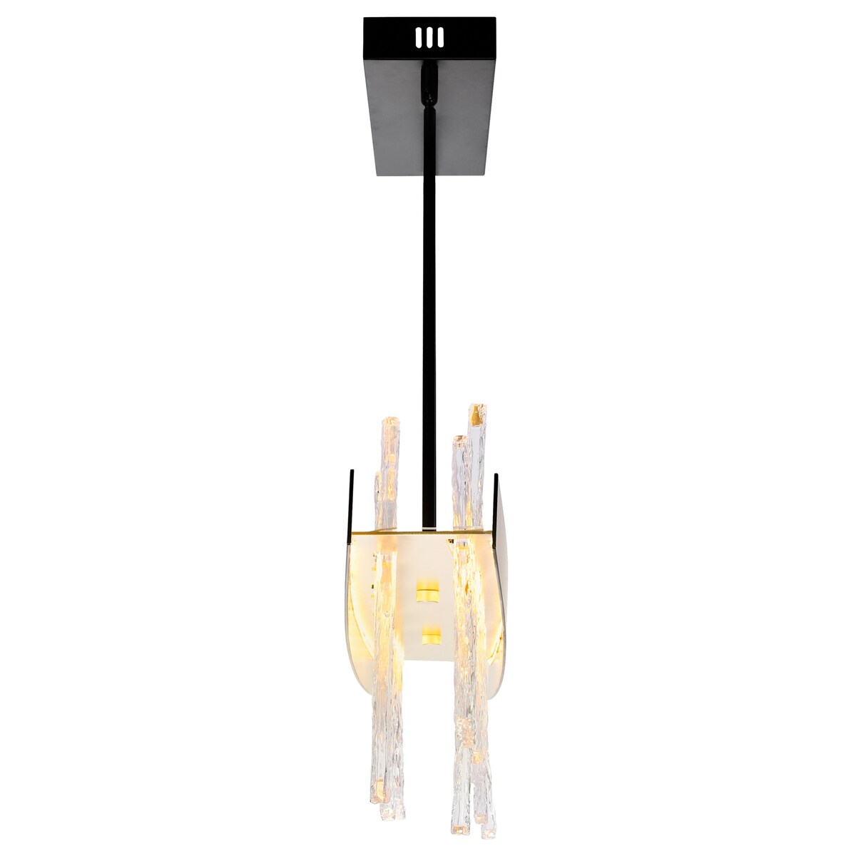 Guadiana 39 in LED Black Chandelier
