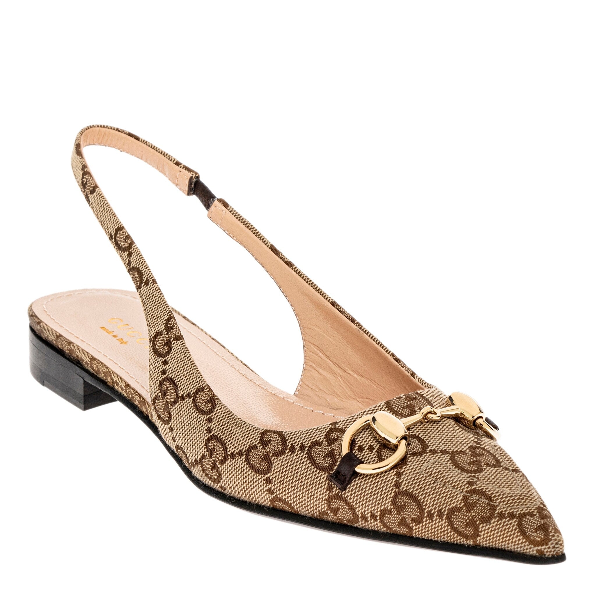 Gucci Horsebit Slingback Ballet Flat – Overstock