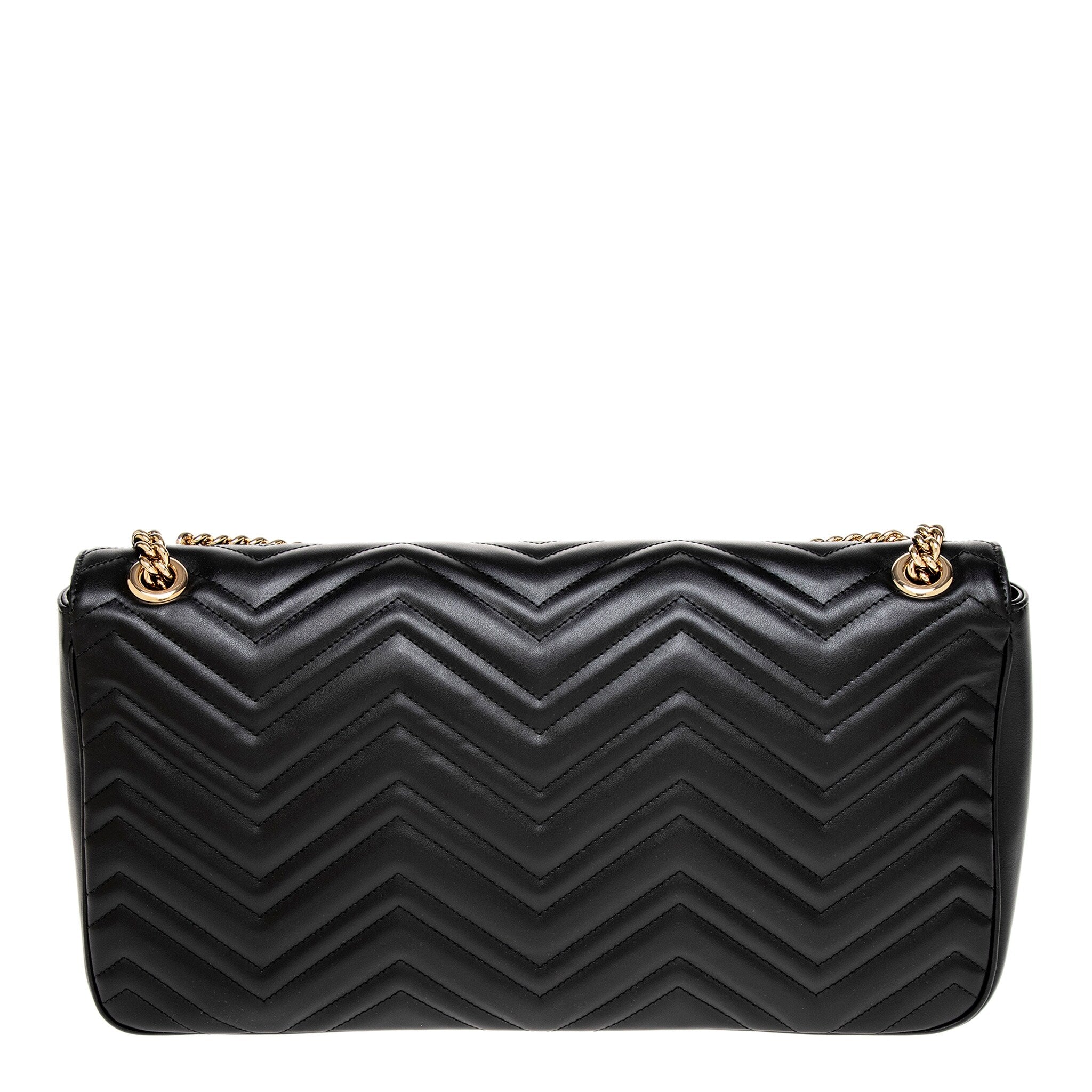 【関税＆送料込み】Gucci Large Shoulder Bag Gucci B large shoulder bag in black GG leather | GUCCI® US