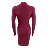 Guess Women's Zemira Pointelle Dress (L, Sweet Syrah)