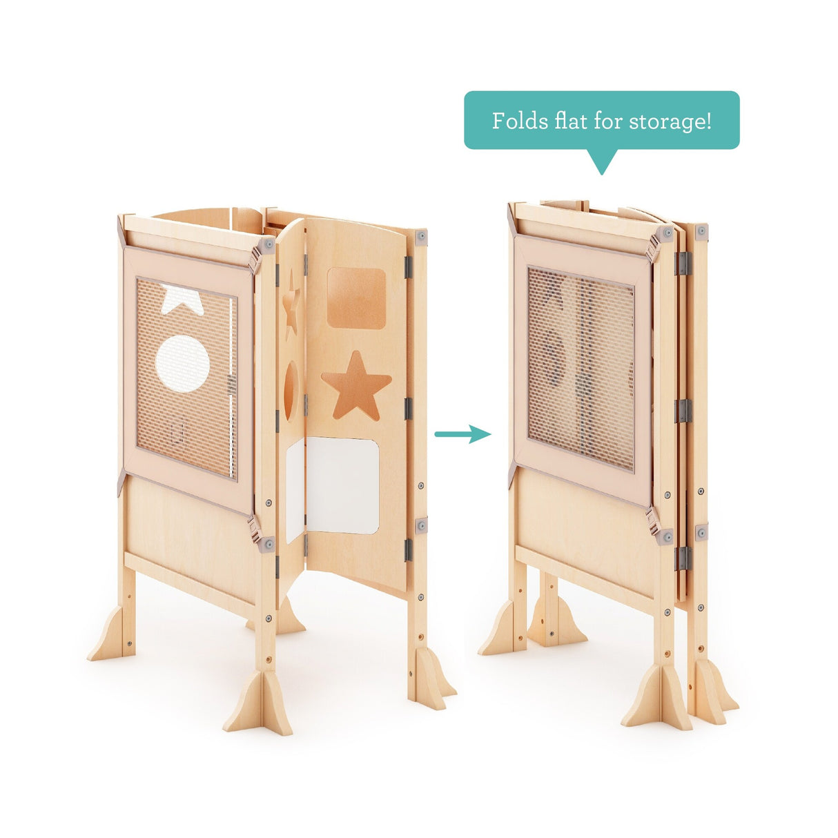 Guidecraft Classic Kitchen Helper Double Natural