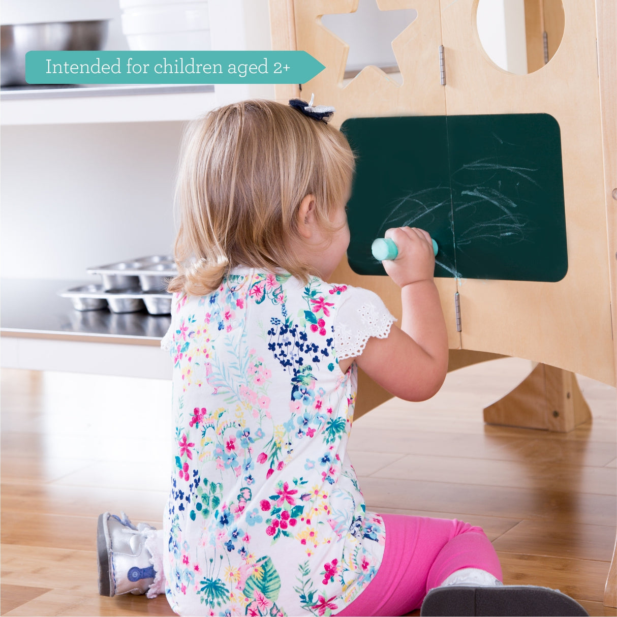 Guidecraft Classic Kitchen Helper Double Natural