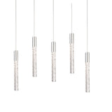 Modern Living LED Chandelier Magic Polished Nickel - Exact Size