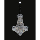 Giuseppe Lighting 14 Light Chandelier Luminous Chrome - Exact Size