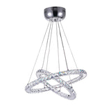 Giuseppe Lighting 5080P24ST2R LED Chandelier Ring Chrome - Exact Size