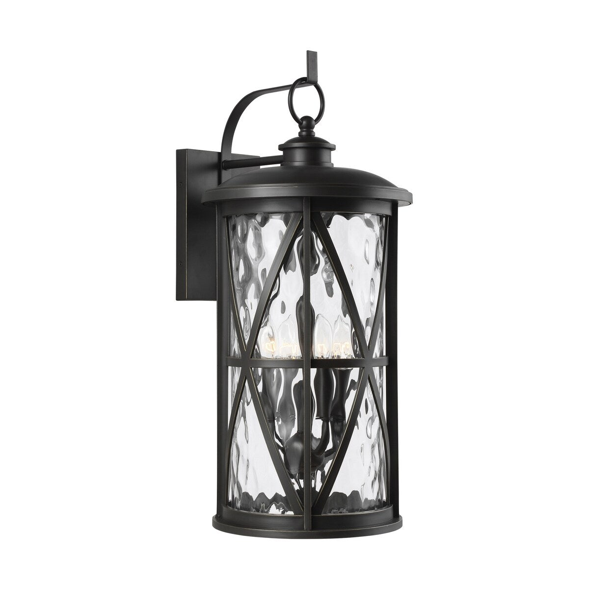 Guisseppe Outdoors Four Light Outdoor Wall Lantern MILLBROOKE Antique - Exact Size