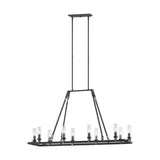 Guisseppe Outdoors Ten Light Chandelier Landen Antique Forged Iron - Exact Size
