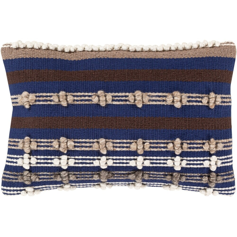 Gurley Hand Woven Geometric 14x22-inch Lumbar Throw Pillow Cover