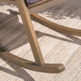 Gus Outdoor Wood Rocking Chair (Set of 2) by Christopher Knight Home
