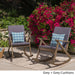 Gus Outdoor Wood Rocking Chair (Set of 2) by Christopher Knight Home