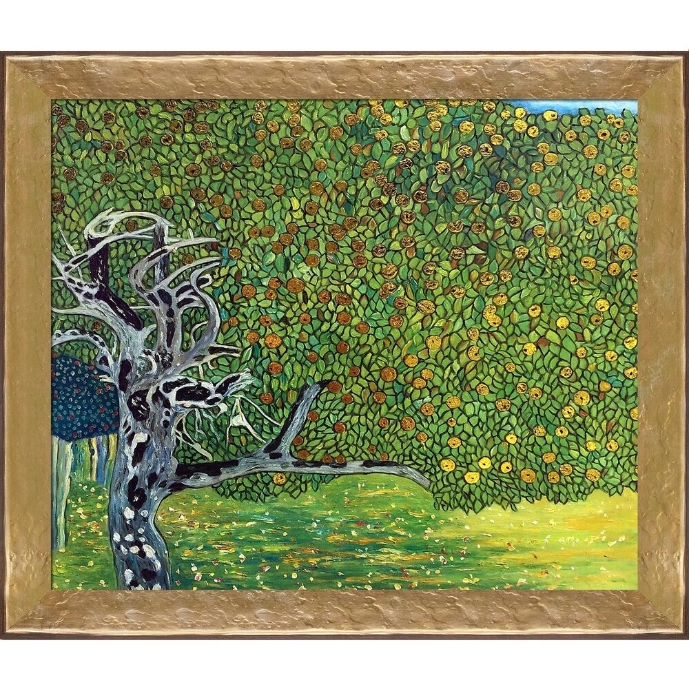La Pastiche Gustav Klimt 'Golden Apple Tree' (Luxury Line) Hand Painted Oil Reproduction