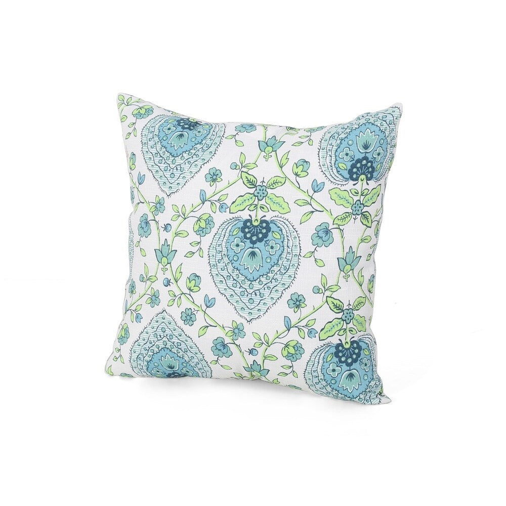 Gustave Modern Water Resistant Fabric Throw Pillow Cover by Christopher Knight Home