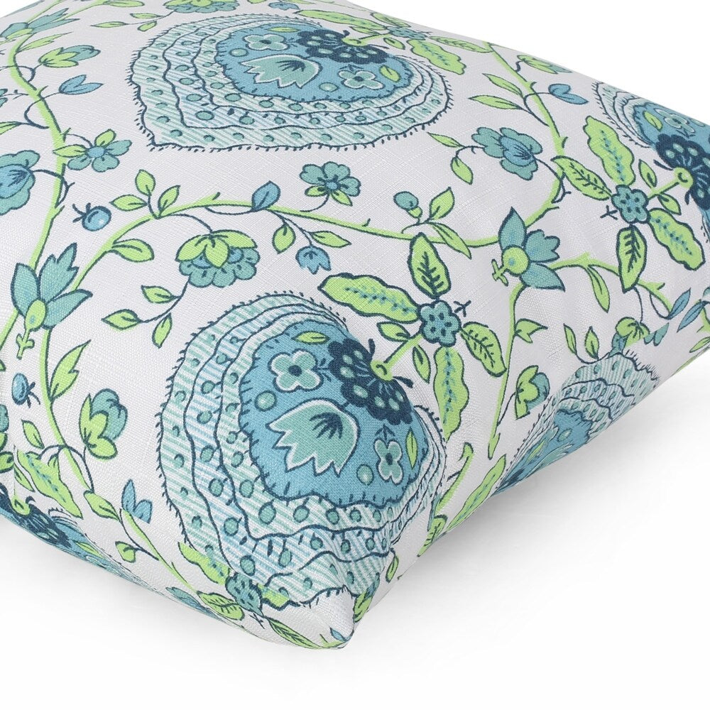 Gustave Modern Water Resistant Fabric Throw Pillow Cover by Christopher Knight Home
