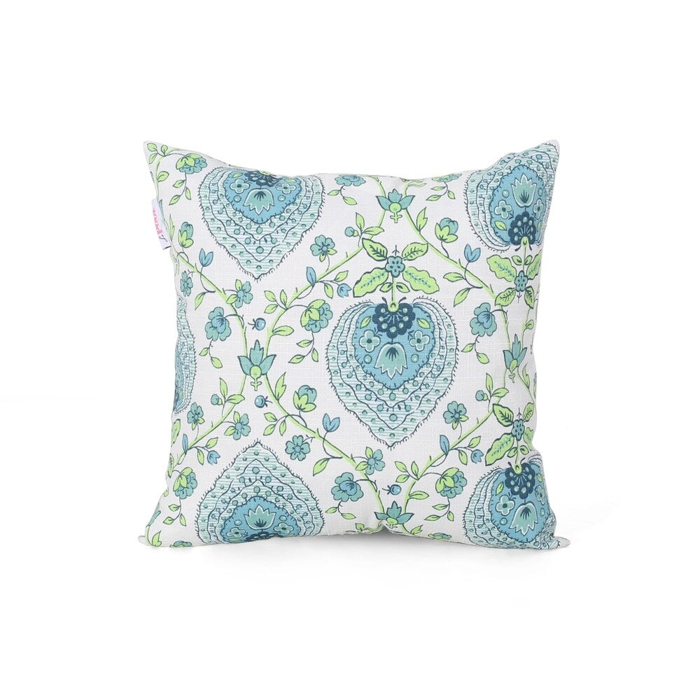 Gustave Modern Water Resistant Fabric Throw Pillow Cover by Christopher Knight Home