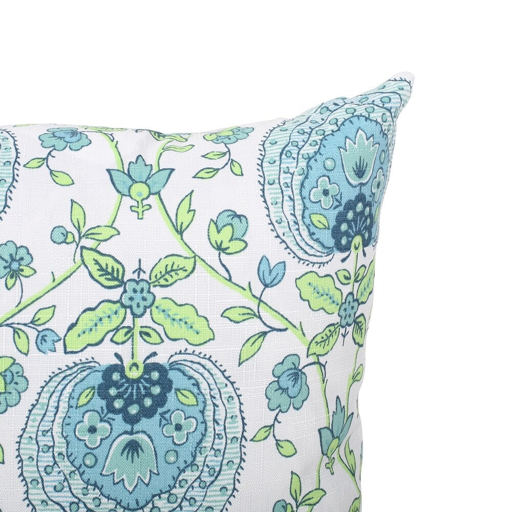 Gustave Modern Water Resistant Fabric Throw Pillow Cover by Christopher Knight Home