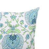 Gustave Modern Water Resistant Fabric Throw Pillow Cover by Christopher Knight Home