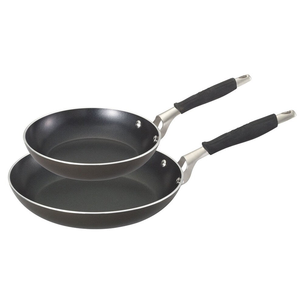 Guy Fieri Graphite Finish Aluminum Nonstick Fry Pans (Set of 2)