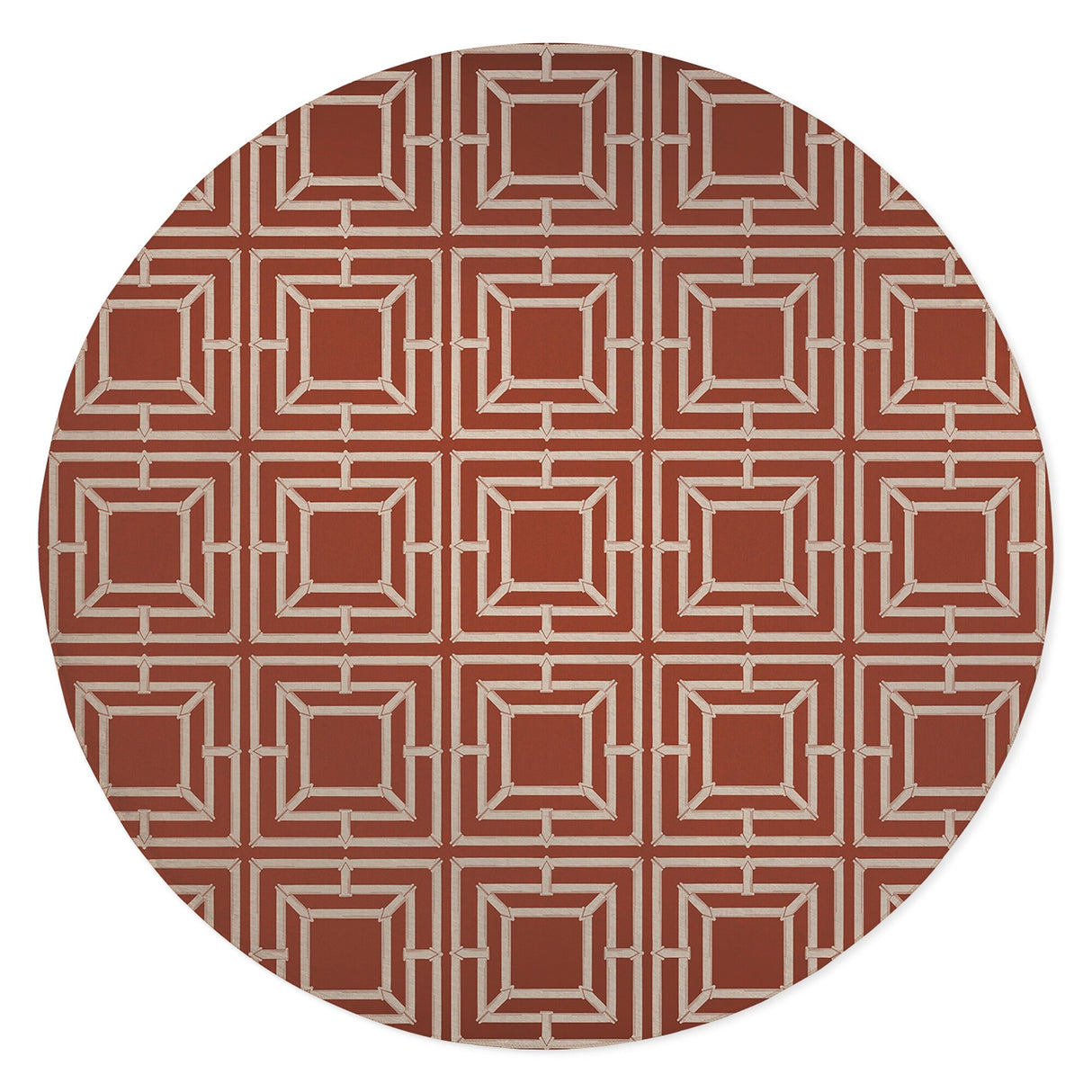 HAMPTON BAMBOO RUST Bath Rug By Kavka Designs