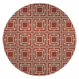 HAMPTON BAMBOO RUST Bath Rug By Kavka Designs