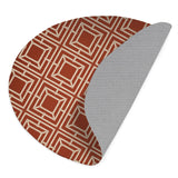 HAMPTON BAMBOO RUST Bath Rug By Kavka Designs