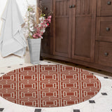 HAMPTON BAMBOO RUST Bath Rug By Kavka Designs