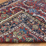 HERAT ORIENTAL 1920s Antique Persian Heriz Wool Rug - 6'1" x 8'10"