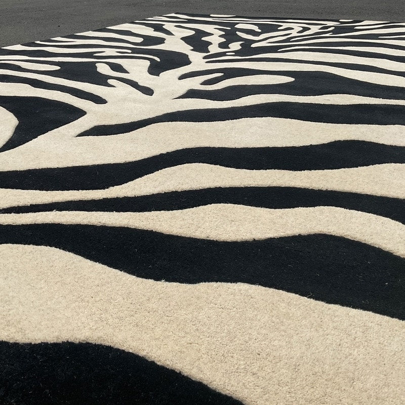 HERAT ORIENTAL Handmade Tibetan Zebra Wool Rug Collection