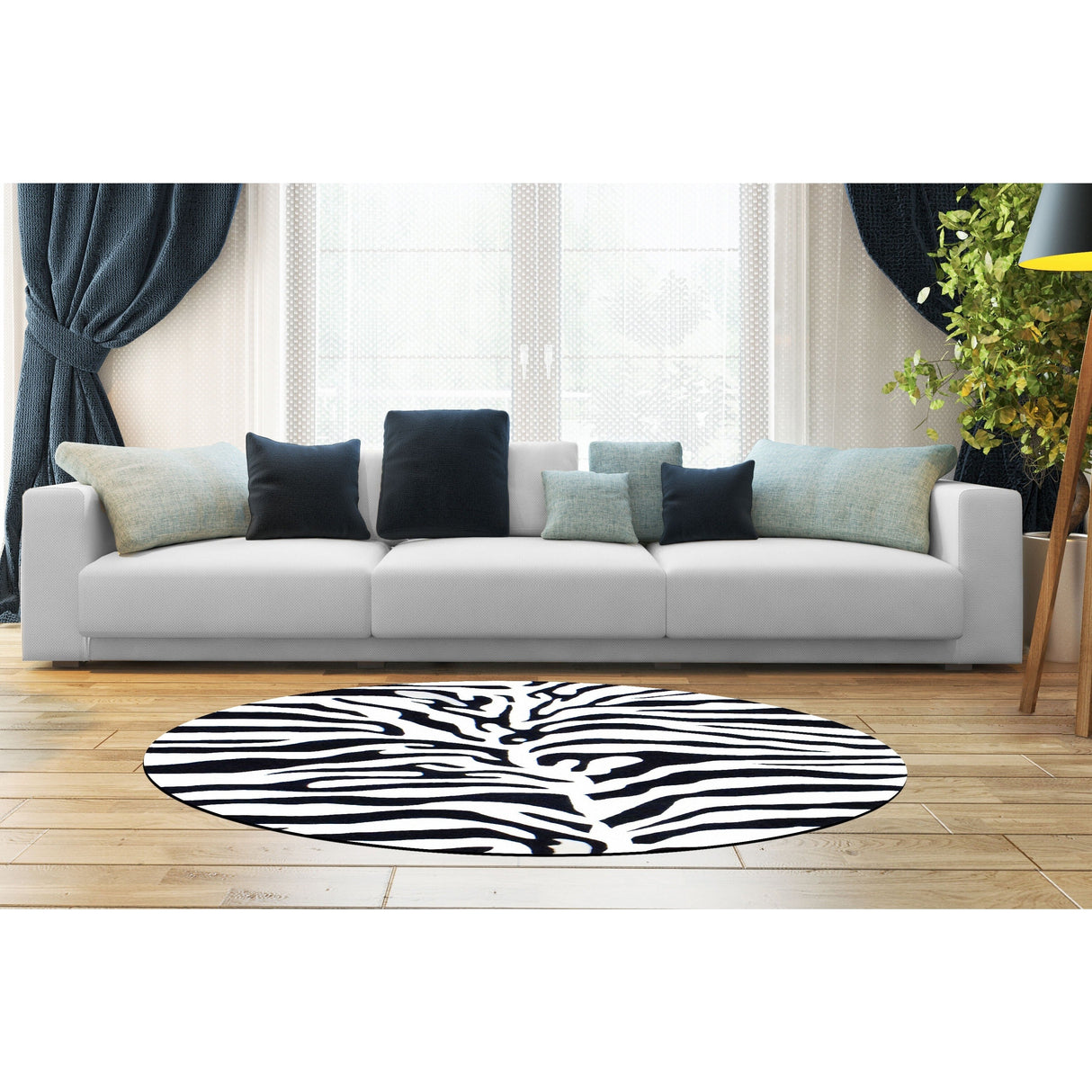 HERAT ORIENTAL Handmade Tibetan Zebra Wool Rug Collection