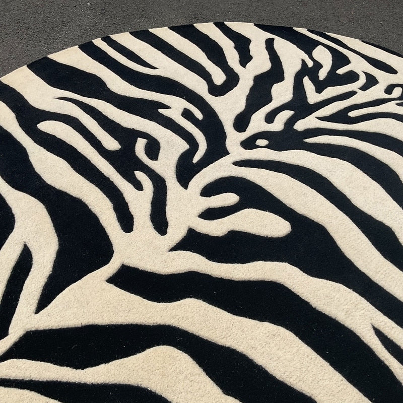 HERAT ORIENTAL Handmade Tibetan Zebra Wool Rug Collection
