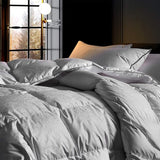 Jacquard 90% Hungarian Goose Down Comforter - Oversized