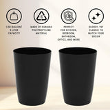 HOLD N’ STORAGE - Set of 2 Small Trash Can with Open Top for Compact and Tight Spaces – 1.58 Gallon Capacity