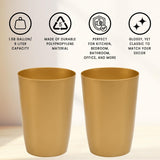HOLD N’ STORAGE - Set of 2 Small Trash Can with Open Top for Compact and Tight Spaces – 1.58 Gallon Capacity