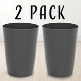 HOLD N’ STORAGE - Set of 2 Small Trash Can with Open Top for Compact and Tight Spaces – 1.58 Gallon Capacity