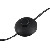 HOMCOM 67.25" Modern Floor Lamp Standing Lamp Foot Switch E26 Lamp Holder Metal Frame Glass Shade Living Room