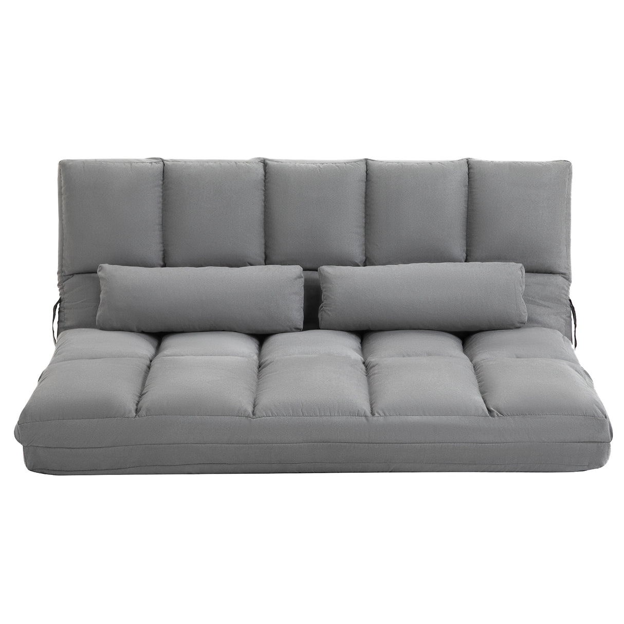 HOMCOM Convertible 7 Adjustable Positions Folding Couch Bed