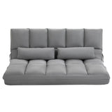 HOMCOM Convertible 7 Adjustable Positions Folding Couch Bed