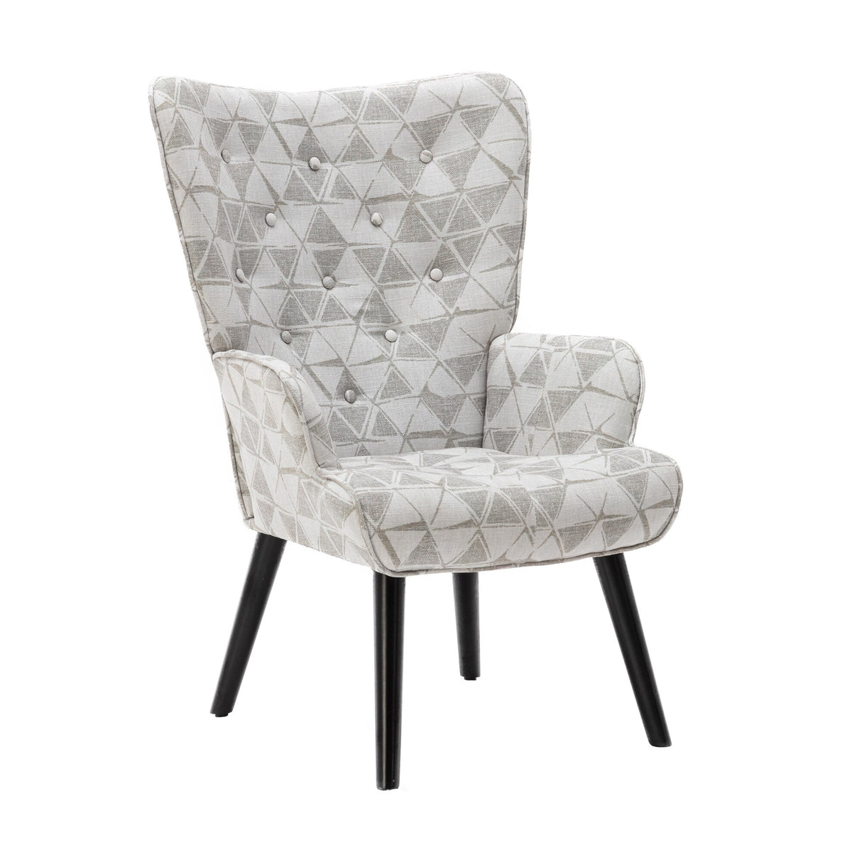 HOMEFUN Accent Chair ,leisure single chair with Golden feet