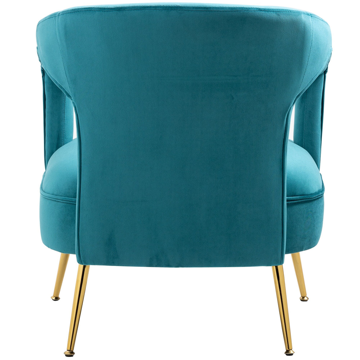 HOMEFUN Accent Chair ,leisure single chair with Golden feet