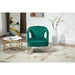 HOMEFUN Accent Chair ,leisure single chair with Golden feet