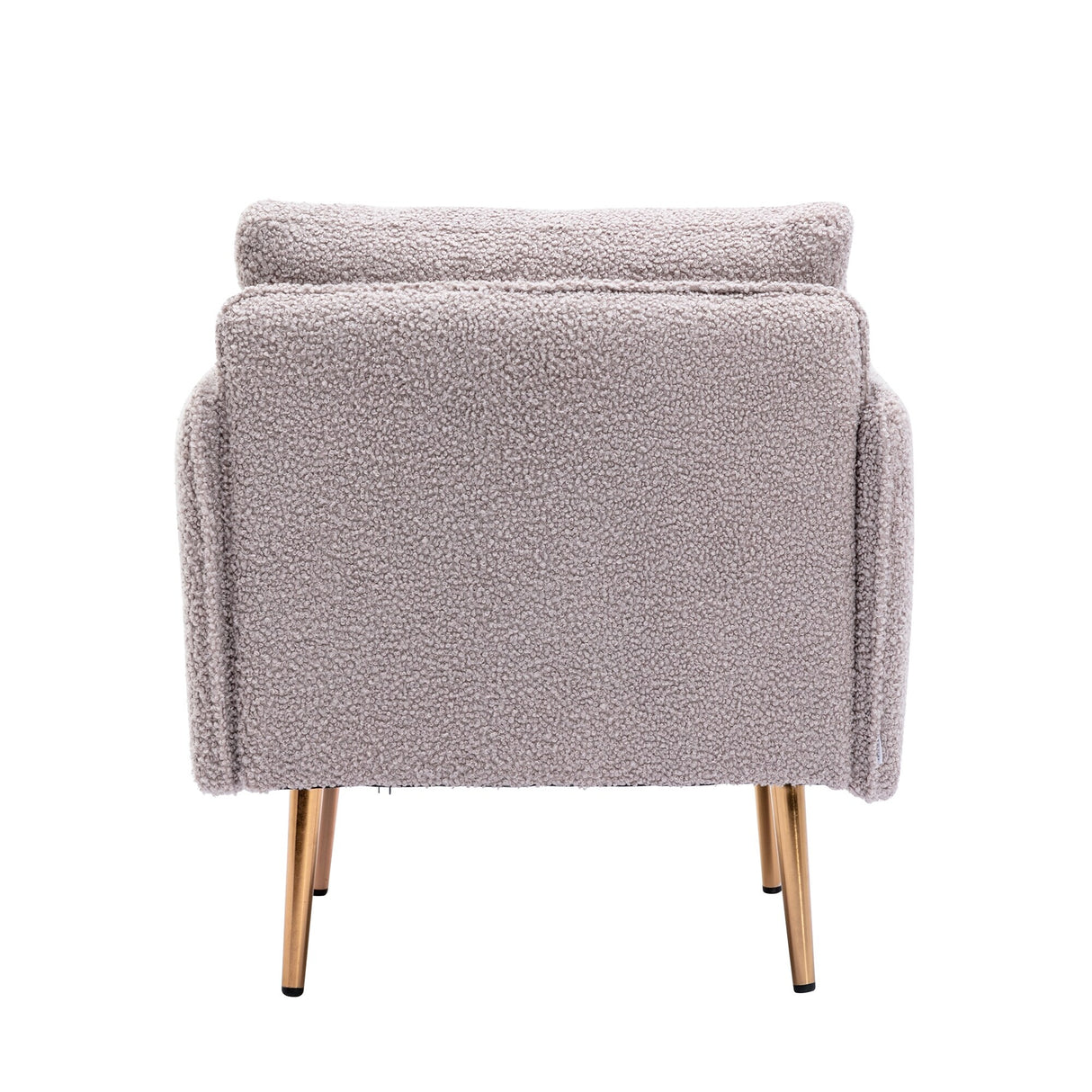 HOMEFUN Accent Chair ,leisure single chair with Golden feet