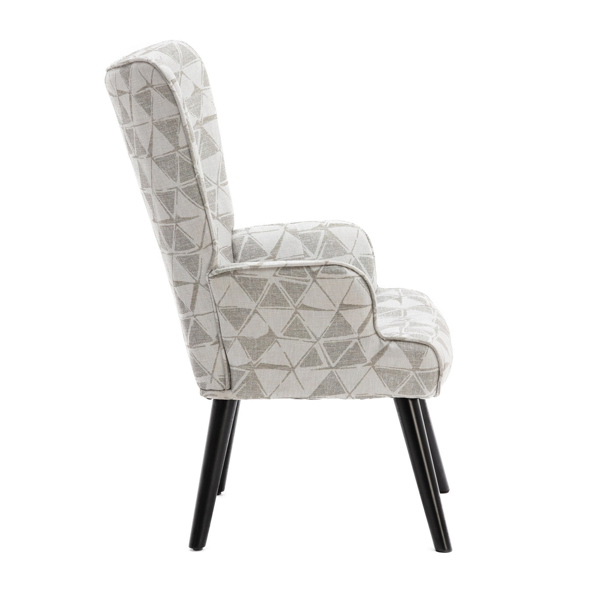 HOMEFUN Accent Chair ,leisure single chair with Golden feet