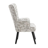 HOMEFUN Accent Chair ,leisure single chair with Golden feet