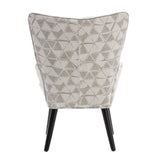 HOMEFUN Accent Chair ,leisure single chair with Golden feet