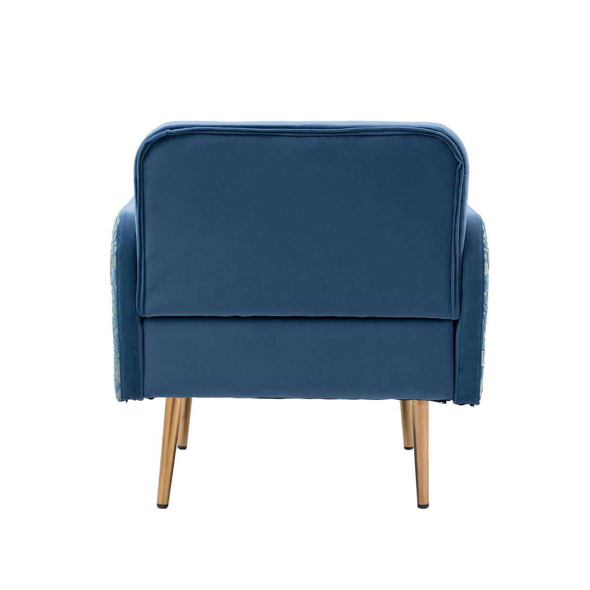 HOMEFUN Accent Chair ,leisure single chair with Golden feet