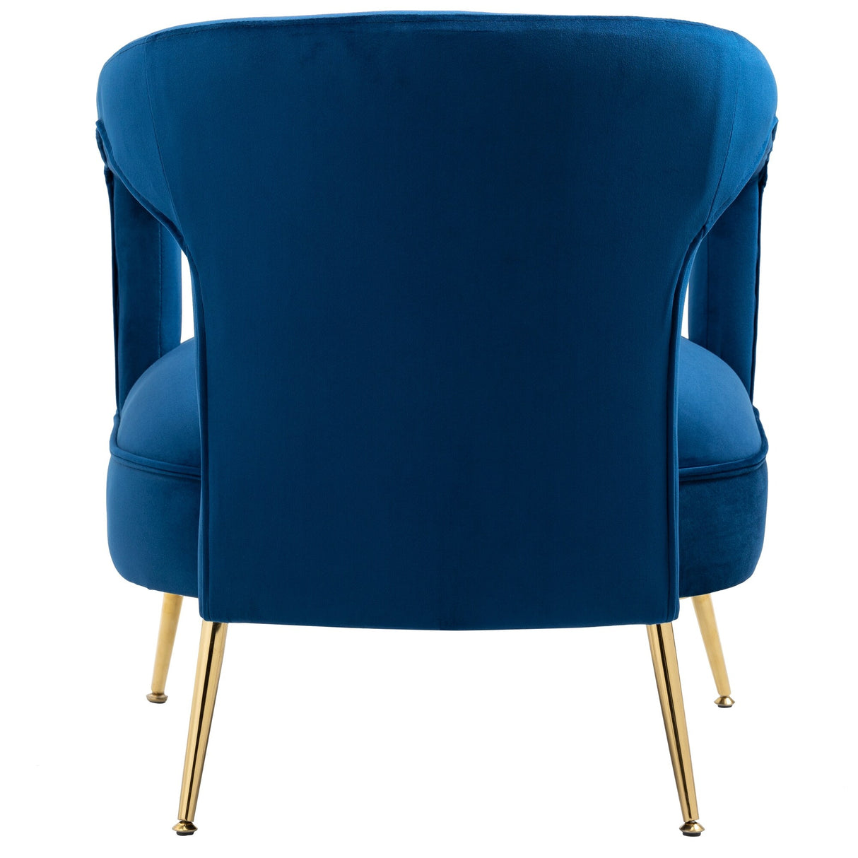 HOMEFUN Accent Chair ,leisure single chair with Golden feet
